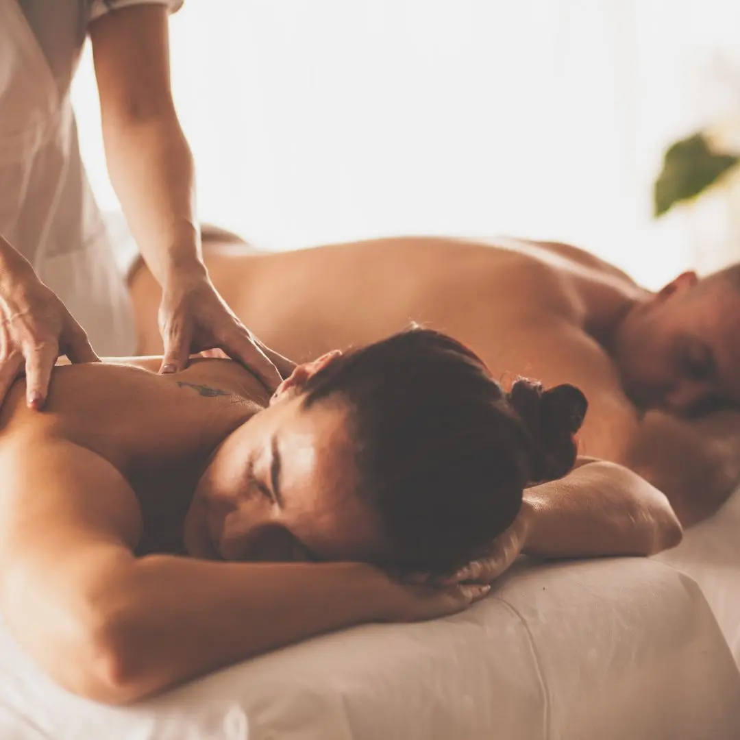 Rückenmassage als Paar